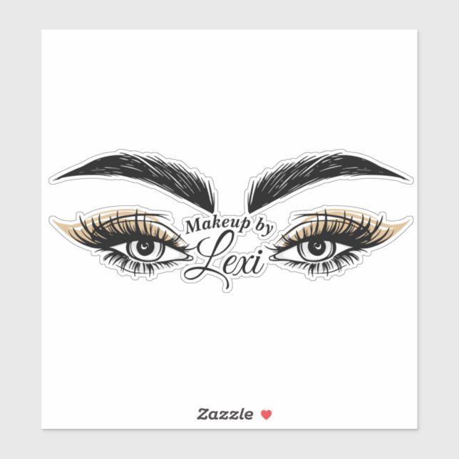 Pretty Eyes Beauty Salon Makeup Eyelashes Lashes (Sheet)
