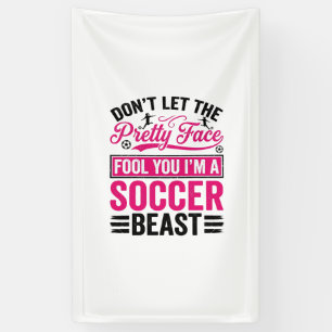 Pretty Face Soccer Beast Vintage Shirt Design_1 Banner