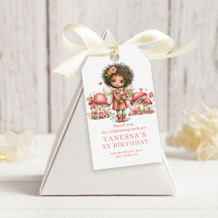 Pretty Fairy 4th Birthday Pastel Pink Favour Gift Tags