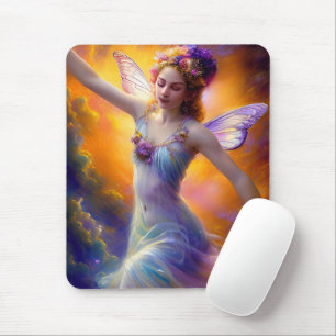 Pretty Fairy Dancing in the Wind Mouse Pad