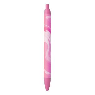 Pretty fancy fun pink art black ink pen
