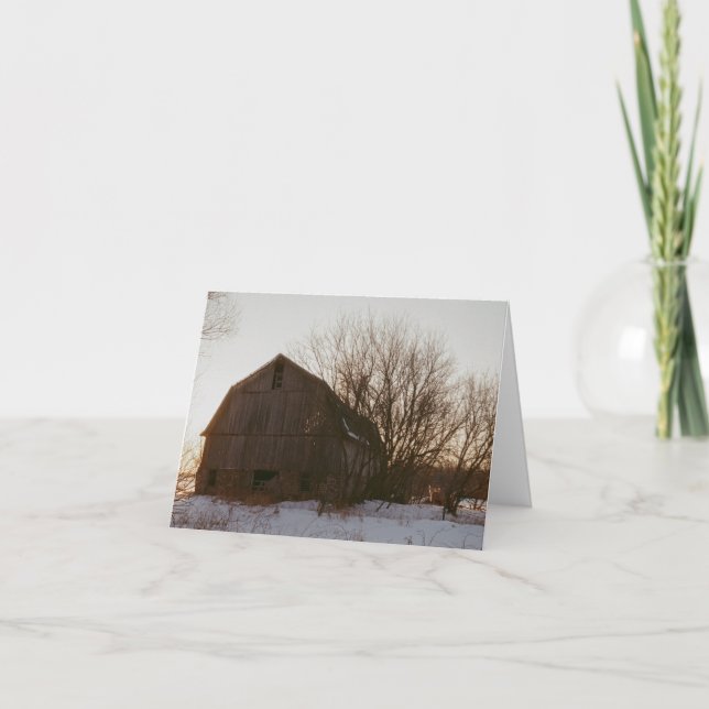 pretty farm note card (Front)