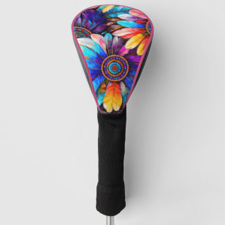 Pretty Feathers Golf Head Cover