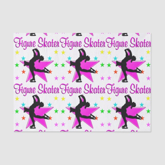 PRETTY FIGURE SKATER TISSUE PAPER (Front)