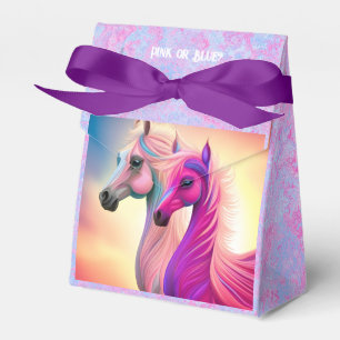 Pretty Filly Or Colt  Gender Reveal Favour Box