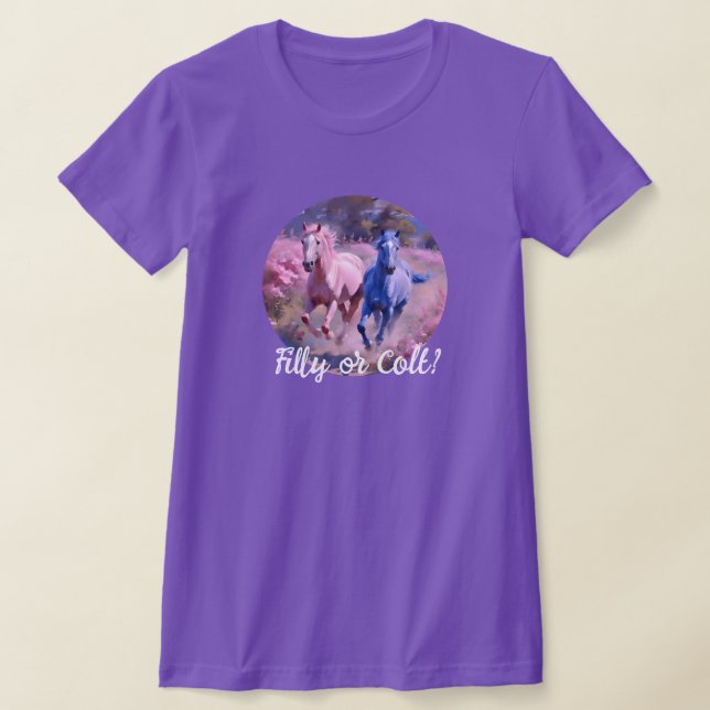 Pretty Filly Or Colt   T-Shirt (Laydown)