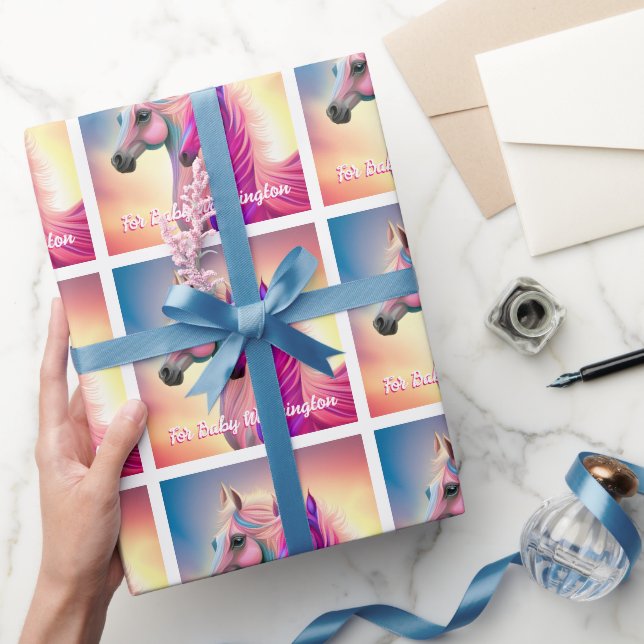 Pretty Filly Or Colt   Wrapping Paper (Gifting)