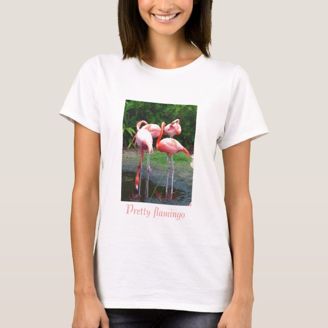 Pretty flamingo T-Shirt (Front)