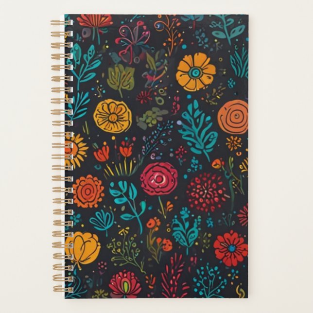 Pretty Floral Aesthetic Planner (Front)