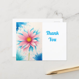 Pretty Floral Art Postcard