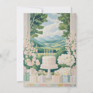 Pretty Floral Birthday Card