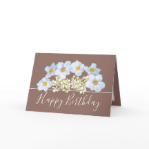 Pretty Floral Bouquet White Orchid Flower Birthday