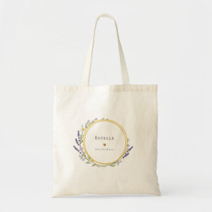 Pretty Floral Bridesmaid Tote Bag