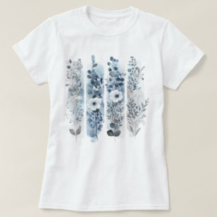 Pretty Floral Brushstroke  T-Shirt