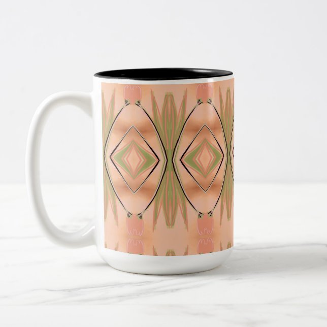 Pretty Floral Coffee Cup (Left)