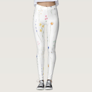 Pretty Floral Colourful YOGA Leggings