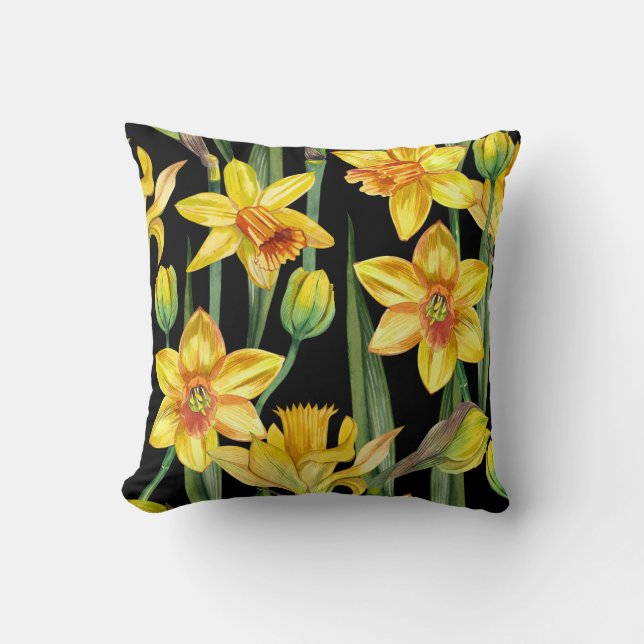 Pretty floral decorative eye-catching   cushion (Front)