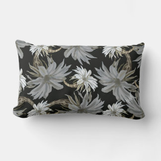 Pretty floral decorative eye-catching lumbar cushion