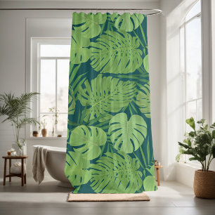 Pretty floral decorative eye-catching  shower curtain