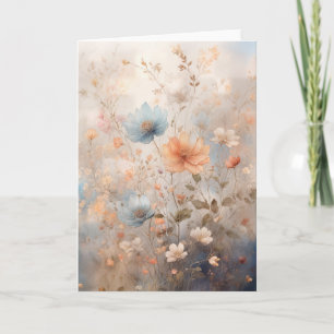 Pretty floral design card