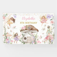 Pretty Floral Fairy Princess Girl Birthday Party