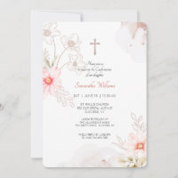 Pretty Floral Invitation