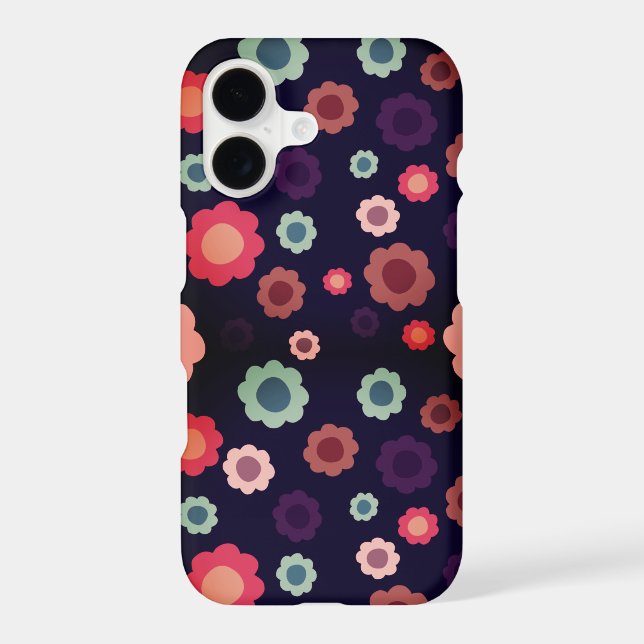 Pretty floral pattern Case-Mate iPhone case (Back)