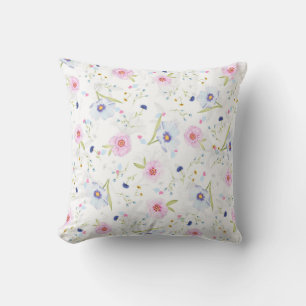 Pretty Floral Pattern Cushion