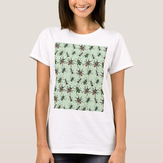 Pretty Floral Pattern T-Shirt (Front)