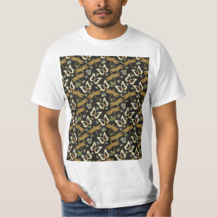 Pretty Floral Pattern T-Shirt