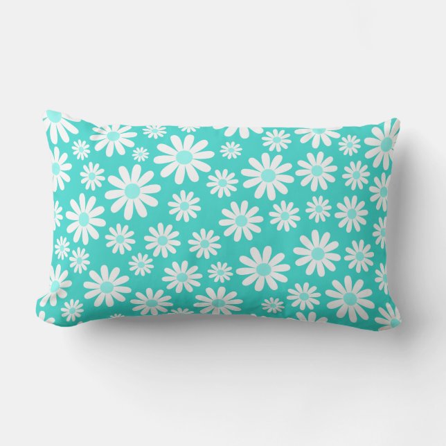 Pretty Floral Patterned Pillow (Front)