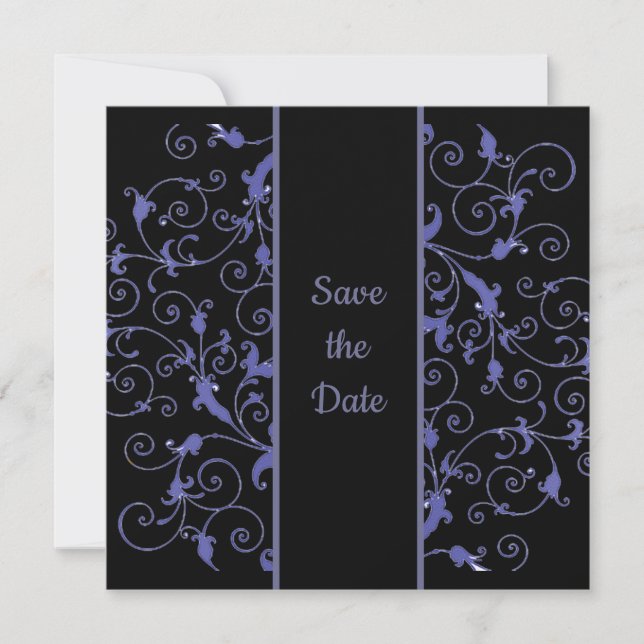 Pretty Floral Save The Date (Front)