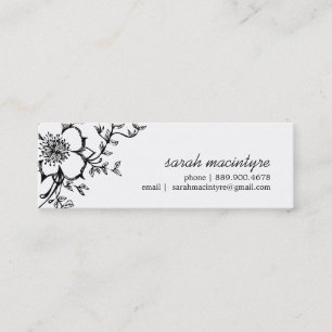 Pretty Floral / Small Calling Cards