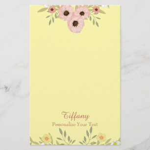 Pretty Floral Stationery