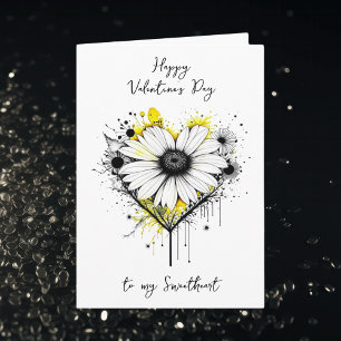Pretty Floral Valentine's Day Personalised Card