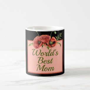 Pretty Floral World's Best Mum  Coffee Mug
