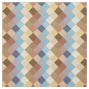 Pretty Florence Summer City Colours Mosaic Pattern Fabric