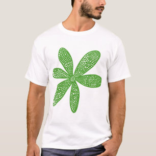 Pretty Flower - Avocado Green T-Shirt