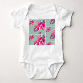 Pretty flower baby suit bodysuit
