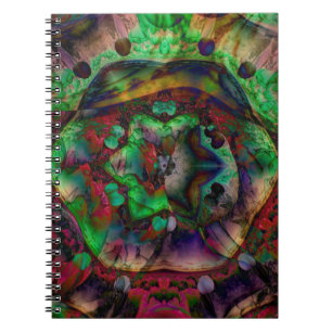 Pretty Flower Burst Abstract Notebook