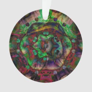 Pretty Flower Burst Abstract Ornament
