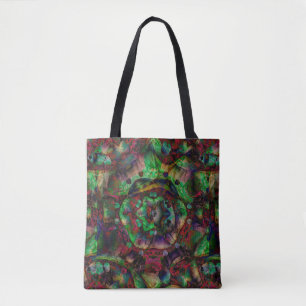 Pretty Flower Burst Abstract Tote Bag