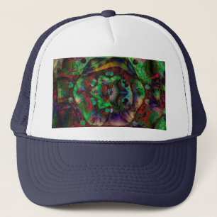 Pretty Flower Burst Abstract Trucker Hat