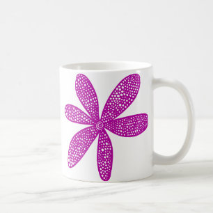 Pretty Flower - Deep Violet Coffee Mug