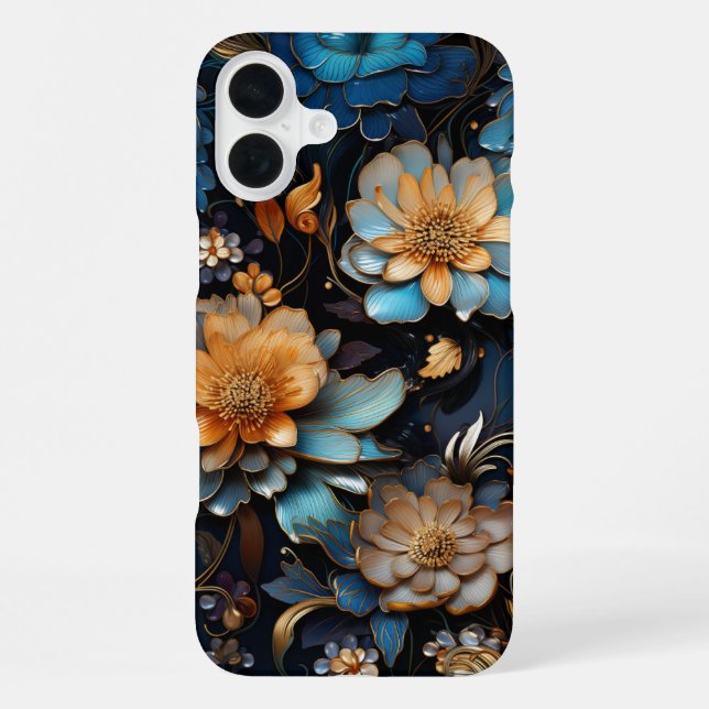 Pretty Flower Design iPhone Case (Back)