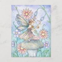 Pretty Flower Fairy Art by Molly Harrison