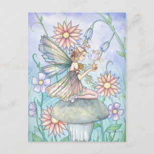 Pretty Flower Fairy Art by Molly Harrison Postcard