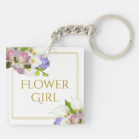 Pretty Flower Girl Spring Flowers Wedding