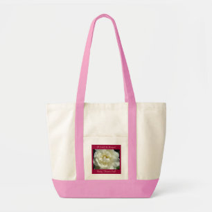 Pretty Flower Girl tote bag gifts Wedding Party