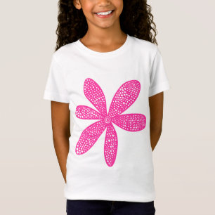 Pretty Flower - Hot Pink T-Shirt